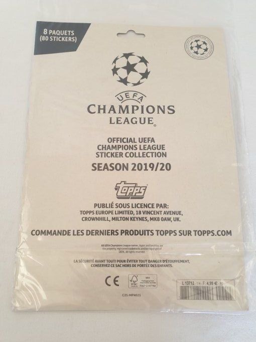 Topps Champions League 2019/2020 collector 8 pochettes