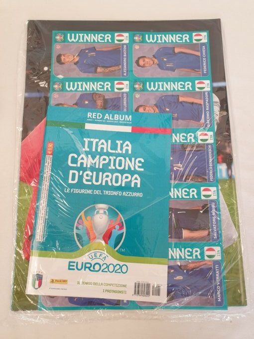 Panini Euro 2020 Tournament poster supplément Italy vainqueur