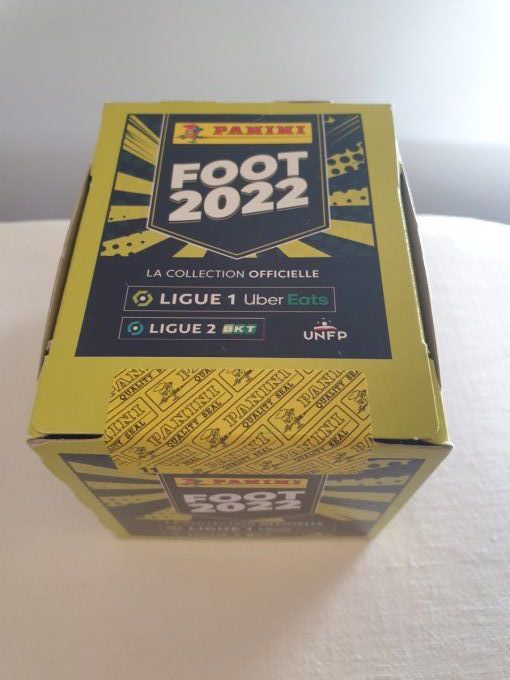Panini Foot 2022 championnat de France box display 50 pochettes