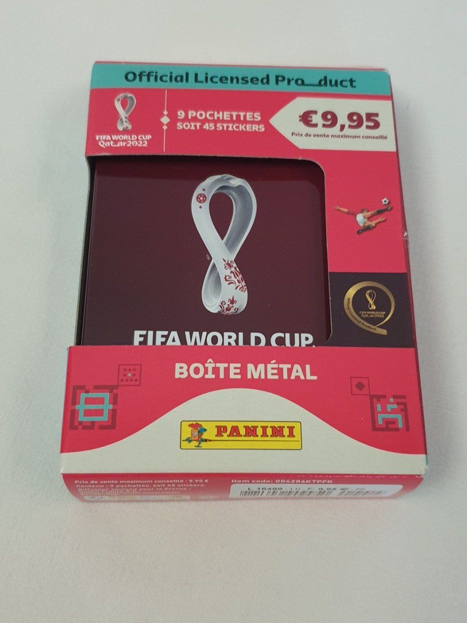 Panini Qatar 2022 France Box métal collector 9 pochettes 