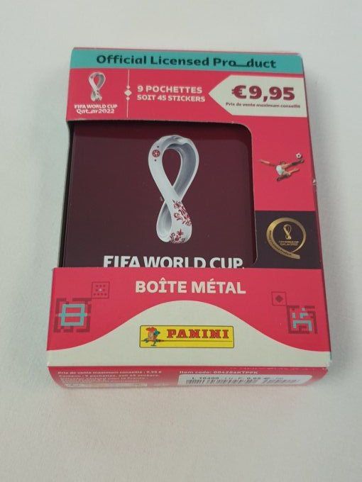 Panini Qatar 2022 France Box métal collector 9 pochettes