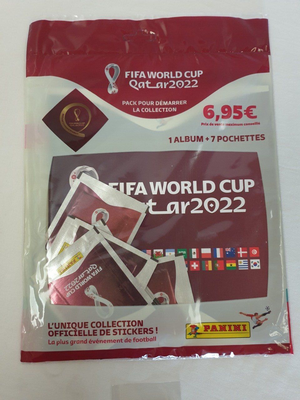Panini Fifa world cup Qatar 2022  Starterpak  version Française 7P
