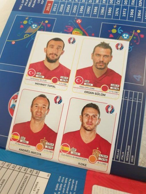 Panini Album vide Euro 2016 souple (D)