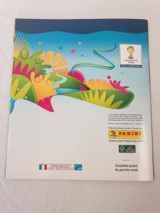 Panini Album vide Brazil 2014 version française