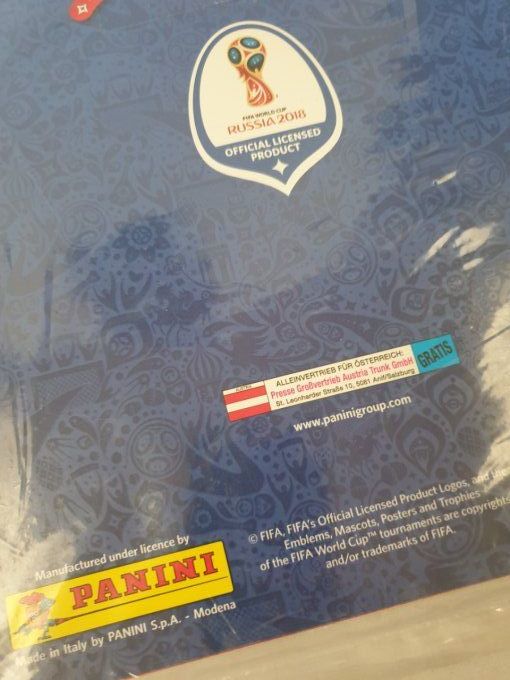 Panini Album vide Russie 2018 souple version autriche