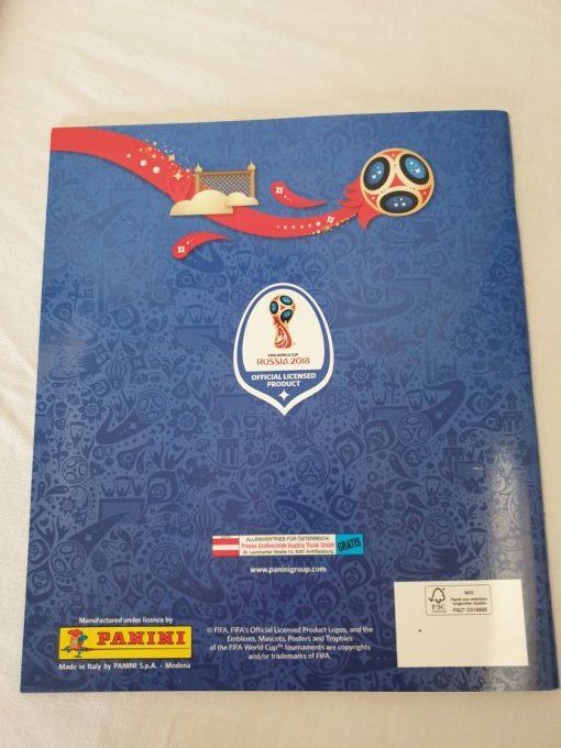 Panini Album vide Russie 2018 souple version autriche