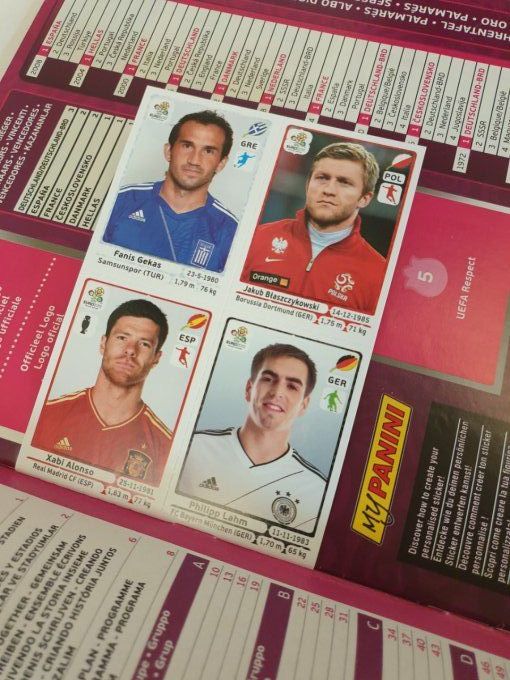 Panini Album vide Euro 2012 europe +sticker Buffon