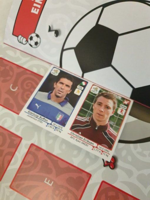 Panini Album vide Euro 2012 europe +sticker Buffon