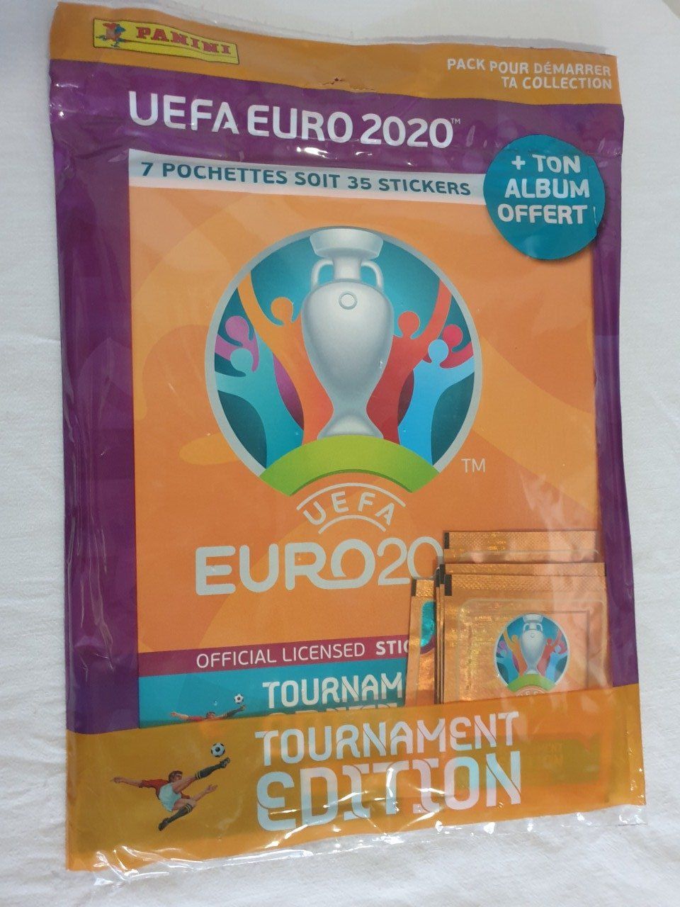 Panini Euro 2020 Tournament edition Starter Pack  7 pochettes version France 