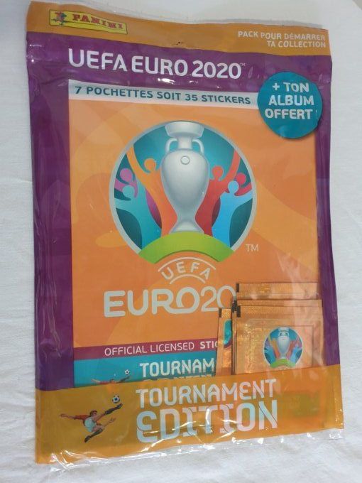 Panini Euro 2020 Tournament edition Starterpak  7 pochettes version France 