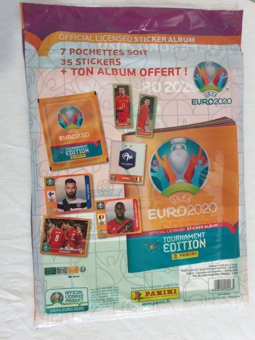 Panini Euro 2020 Tournament edition Starter Pack  7 pochettes version France 