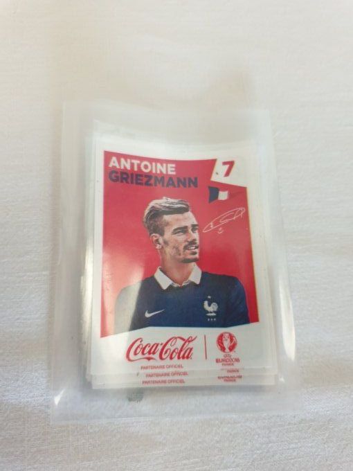 Panini extra sticker coca cola france pour Euro 2016