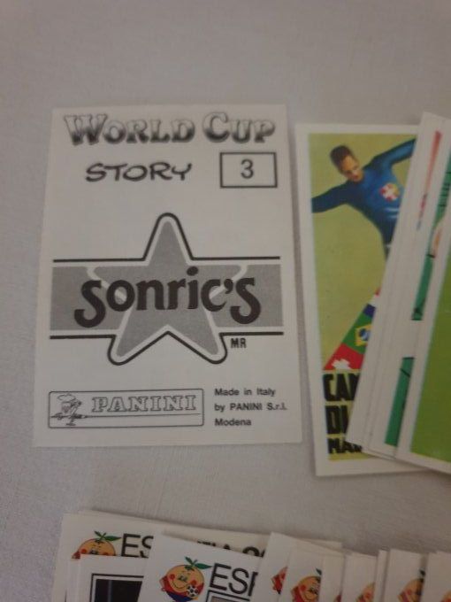 Panini sonrics lot de 150 images neuve sans double WCS