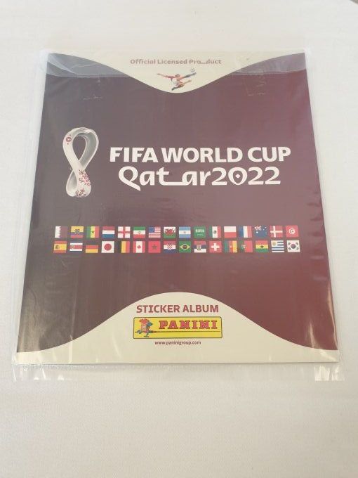 Panini qatar 2022 album vide version Anglaise souple