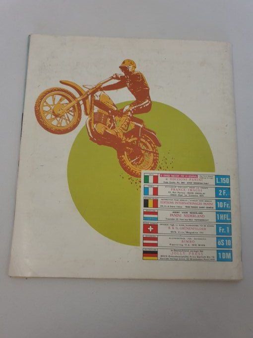 panini Super moto 1970 album complet