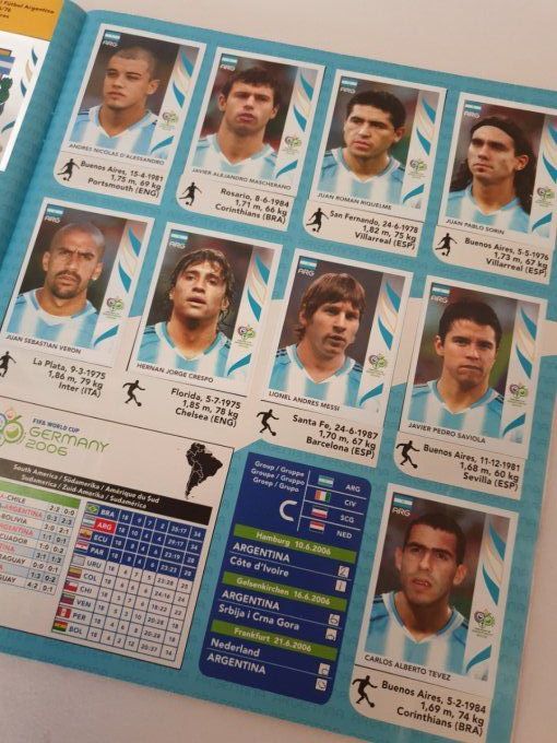 Panini germany 2006 album complet coller