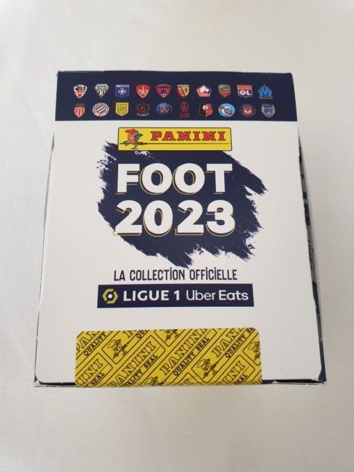 Panini Foot 2023 championnat de France box display 50 pochettes