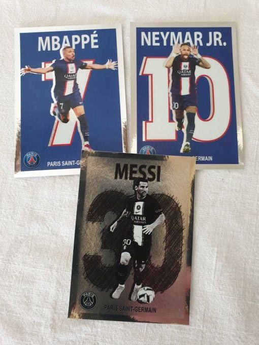 panini foot 2023 mbappe,messi,neymar