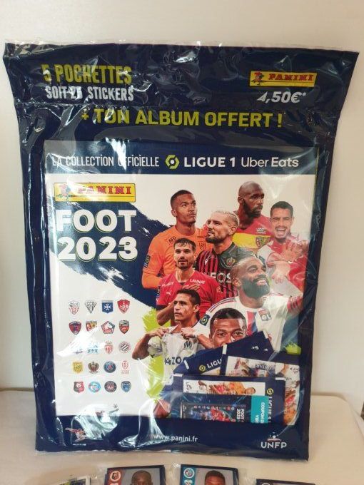 Panini championnat de France Foot 2023 set complet