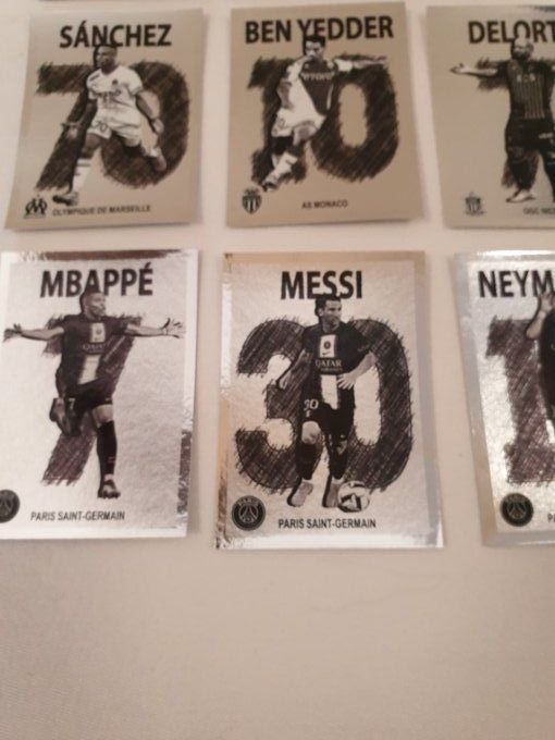 Panini Foot 2023 lot 10 sticker art crack 