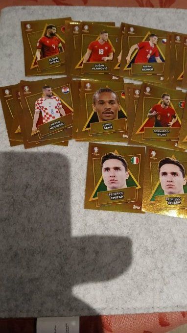 TOPSS SPECIAL STICKER SP Gold sans signature euro 2024