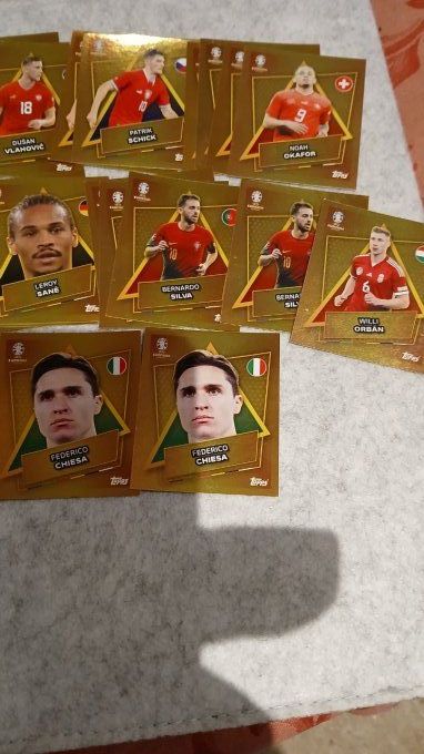 TOPSS SPECIAL STICKER SP Gold sans signature euro 2024