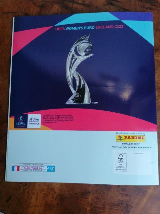 Panini Women Euro england 2022 Set complet 344 images album France +update