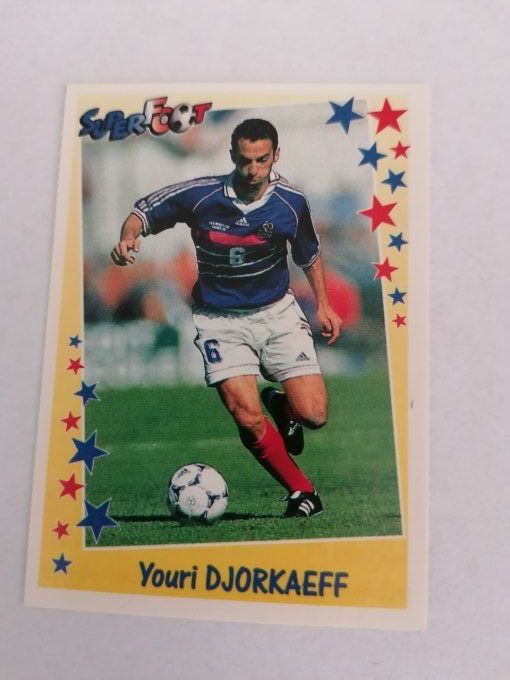 panini super foot 1998 youri djorkaeff