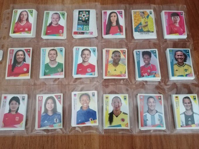 panini women 2023 world cup set complet 580 images +album