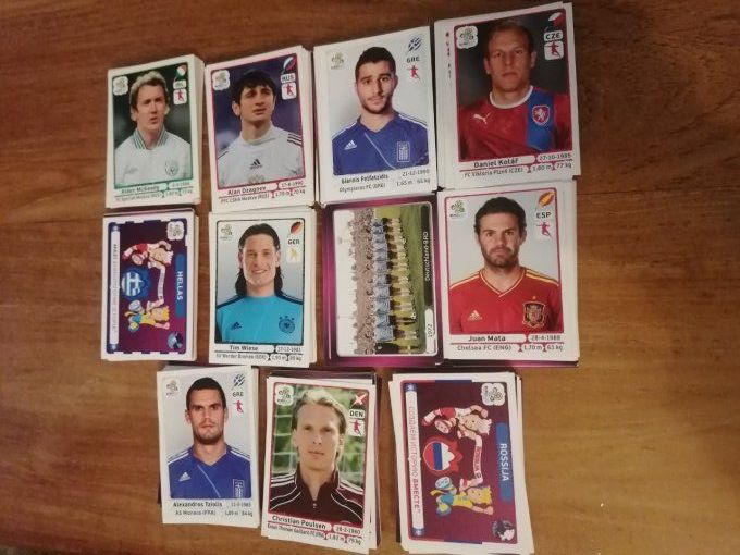 panini euro 2012 lot  530 sticker version inter