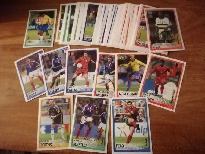 Panini road to korea 2002 lot de 106 stickers neuf