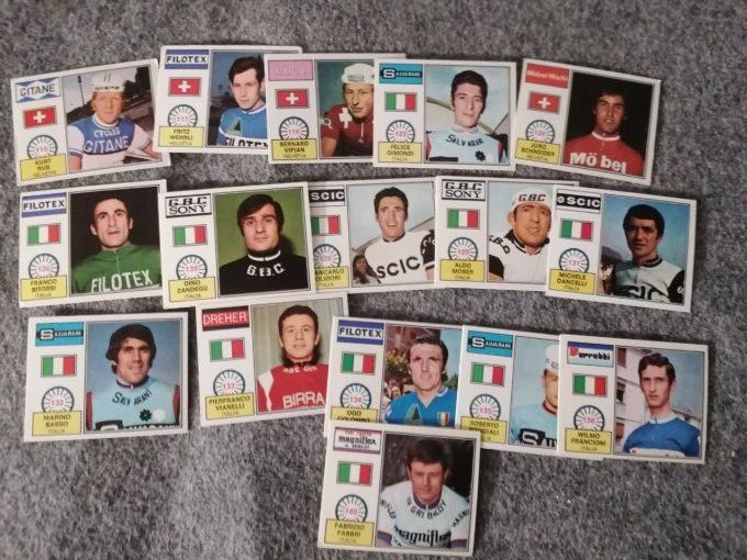 Panini Sprint 1972 choix images dans la liste