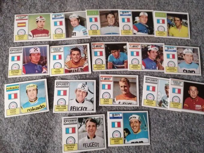 Panini Sprint 1972 choix images dans la liste