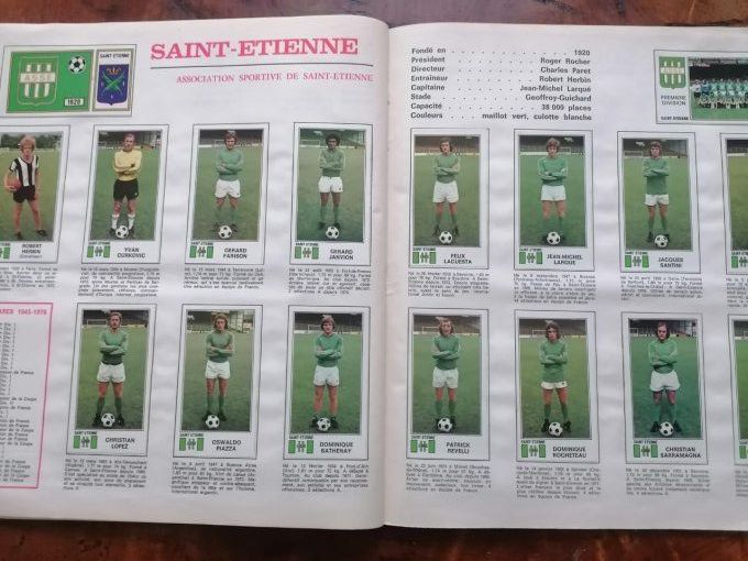 panini album complet coller Football 77 France