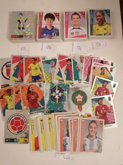 Panini women 2023 lot de 297 sticker