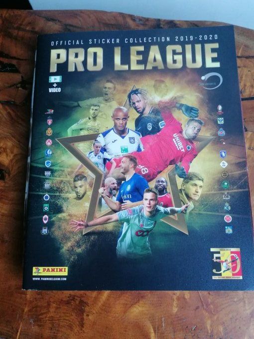 panini pro league 2018 lot 568 sticker+album vide