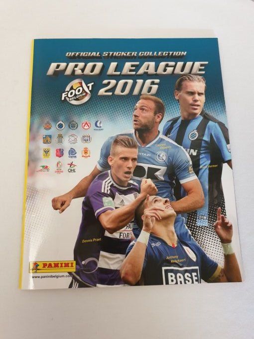Panini Pro League 2016 album complet coller