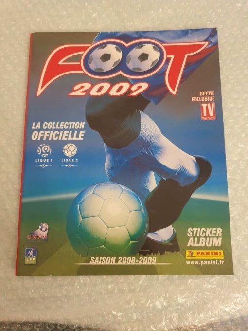 Panini Foot 2009 championnat de France Album vide