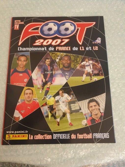 Panini championnat de France Foot 2007 set complet