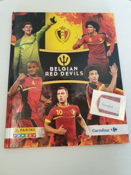 Panini family Belgian red Devils  carrefour pour Brazil 2014