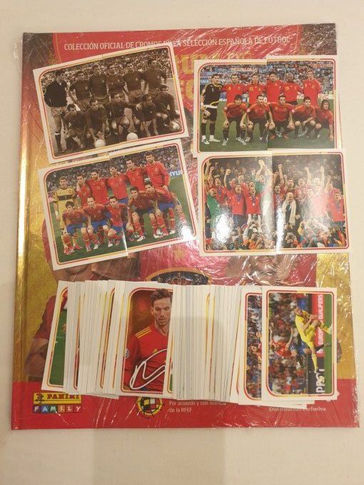 Lot complet 84 images FC Barcelona 2021 carrefour espagne no album