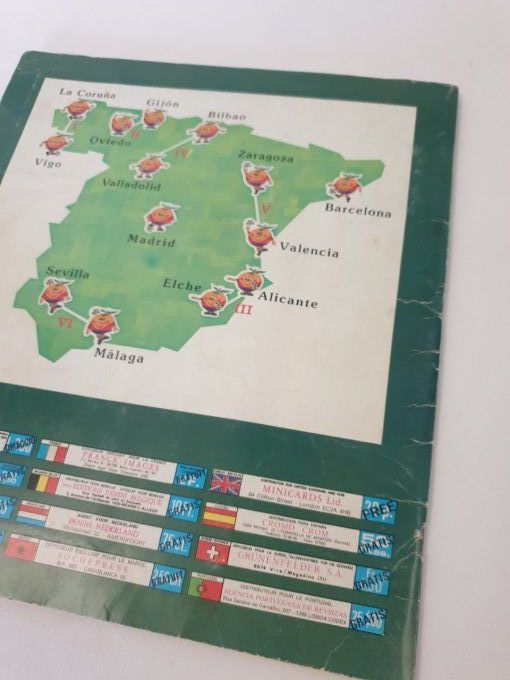 Panini Espagne 1982 album complet coller