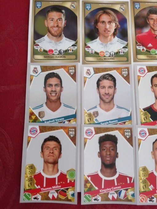 Panini 40 différent année Fifa star rookie