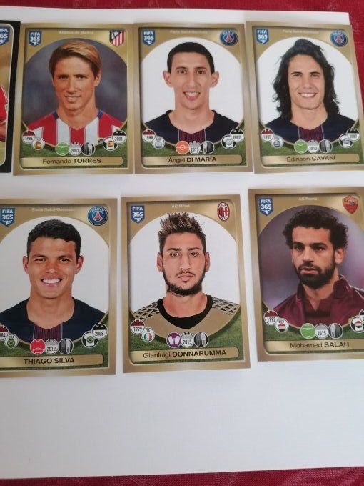 Panini 40 différent année Fifa star rookie