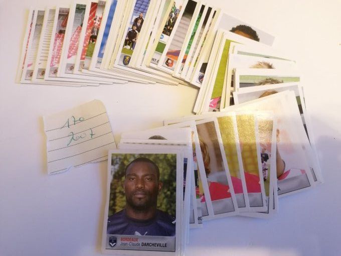 Panini Foot 2007  lot de 170 stickers sans double
