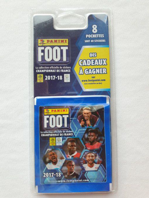 Panini Foot 2017/2018 championnat de France Blister 8 pochettes