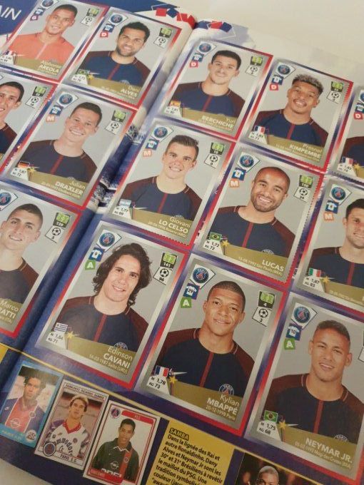 Panini foot 2017 album complet coller neuf