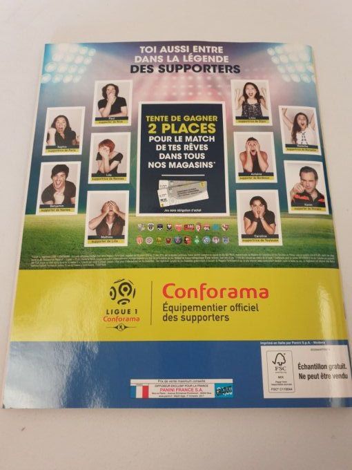 Panini foot 2017 album complet coller neuf