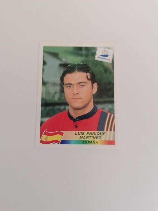 panini france 1998 sticker luis enrique pop up n°240