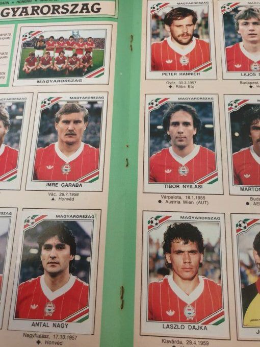 Panini mexico 1986 album complet coller